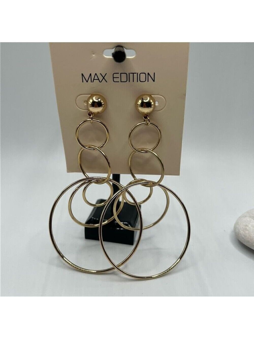 Max Edition Gold Dangle Earrings